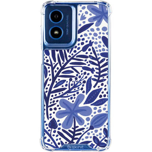 Blue Garden by Cat Coq Moto G Play 4G (2024) Clear Case