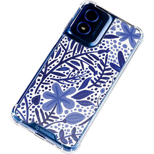 Blue Garden by Cat Coq Moto G Play 4G (2024) Clear Case