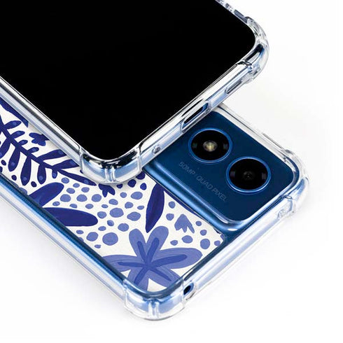 Blue Garden by Cat Coq Moto G Play 4G (2024) Clear Case