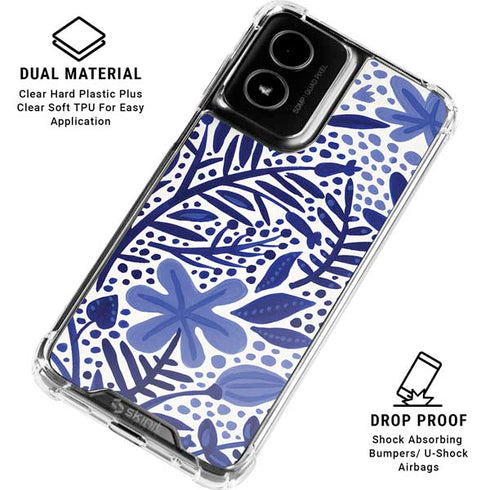 Blue Garden by Cat Coq Moto G Power 5G (2024) Clear Case