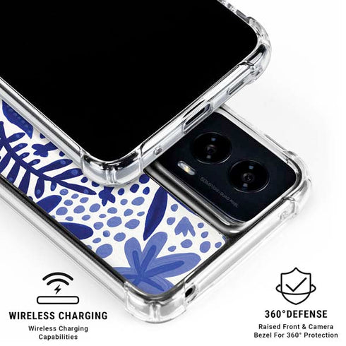 Blue Garden by Cat Coq Moto G Power 5G (2024) Clear Case