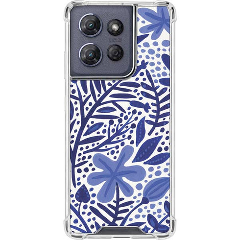 Blue Garden by Cat Coq Moto G Stylus 5G (2025) Clear Case