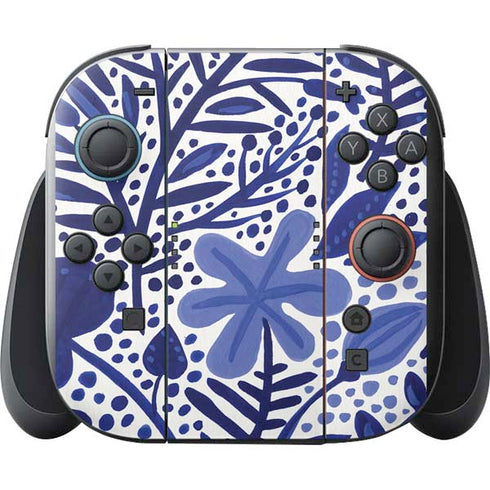 Blue Garden by Cat Coq Nintendo Switch 2 (2025) with Joy-Con Skin