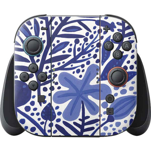 Blue Garden by Cat Coq Nintendo Switch 2 (2025) Joy-Con Controller Skin