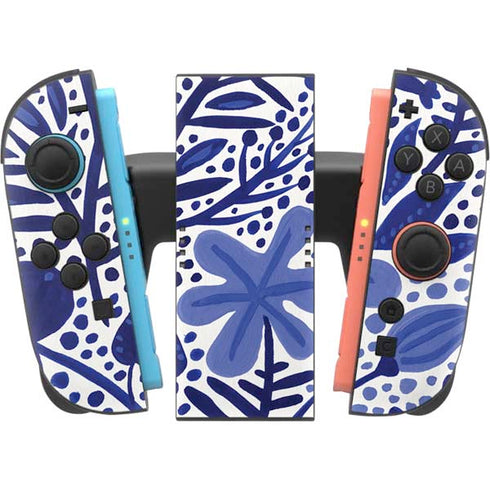 Blue Garden by Cat Coq Nintendo Switch 2 (2025) Joy-Con Controller Skin