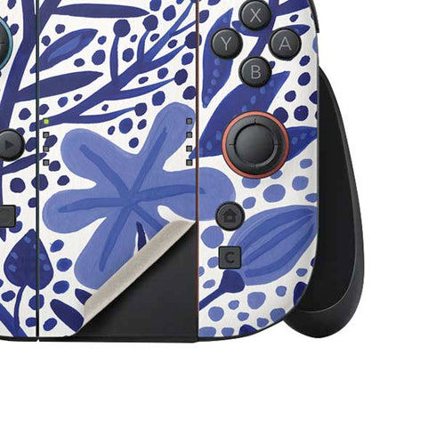 Blue Garden by Cat Coq Nintendo Switch 2 (2025) Joy-Con Controller Skin