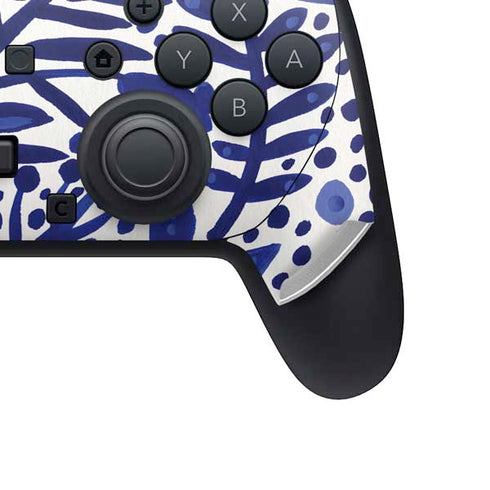 Blue Garden by Cat Coq Nintendo Switch 2 (2025) Pro Controller Skin