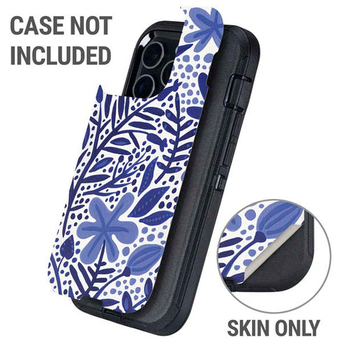 Blue Garden by Cat Coq Otterbox Defender iPhone Skin