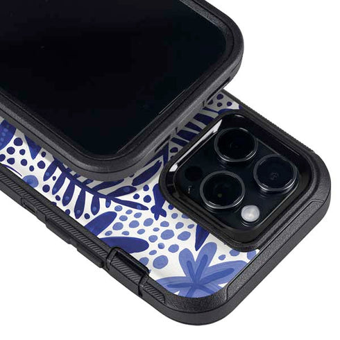 Blue Garden by Cat Coq Otterbox Defender iPhone Skin