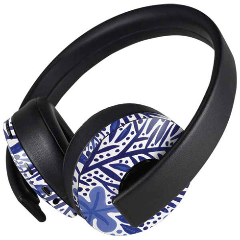 Blue Garden by Cat Coq PlayStation 4 Gold Wireless Headset Skin