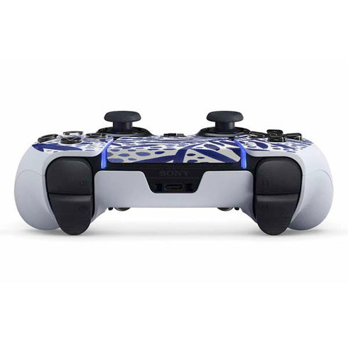 Cat Coq Blue Garden PS5 DualSense Edge Pro Controller Skin