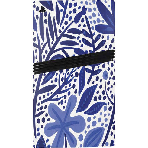 Blue Garden by Cat Coq PS5 Pro Console Skin