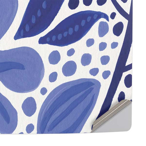 Blue Garden by Cat Coq PS5 Slim Digital Edition Console Skin