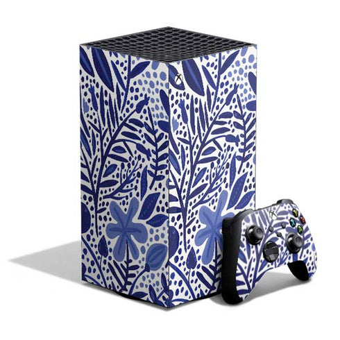Blue Garden by Cat Coq XBox Series X Digital Edition Bundle Skin