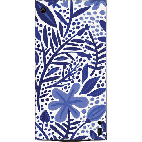Blue Garden by Cat Coq XBox Series X Digital Edition Console Skin