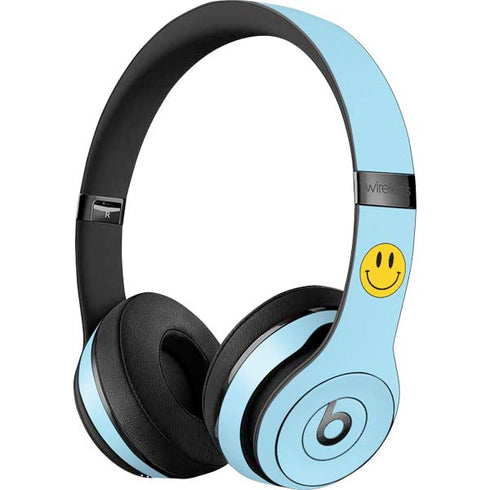 Blue Happy Face Beats Solo 3 Wireless Skin