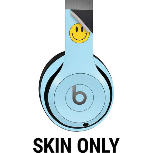 Blue Happy Face Beats Solo 4 Wireless Headphones Skin