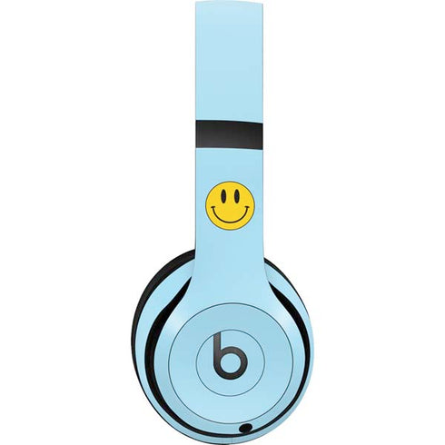 Blue Happy Face Beats Studio Pro Wireless Headphones Skin