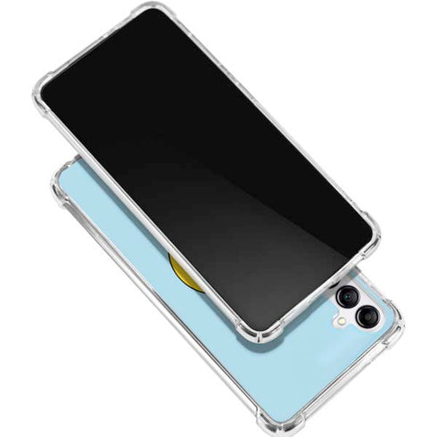 Blue Happy Face Gabb Phone 4 Clear Case