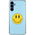 Blue Happy Face Galaxy A35 5G Clear Case