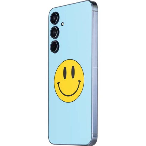 Blue Happy Face Galaxy A35 5G Skin
