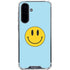 Blue Happy Face Galaxy A36 5G Clear Case