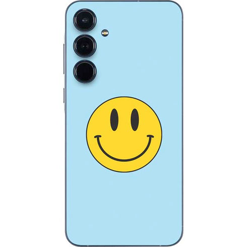 Blue Happy Face Galaxy A36 5G Skin