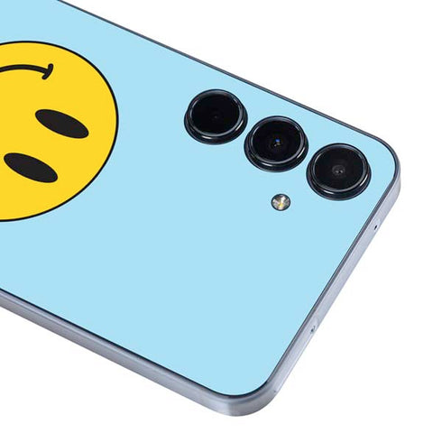Blue Happy Face Galaxy A36 5G Skin