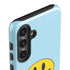 Blue Happy Face Galaxy S25 Impact Case