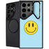 Blue Happy Face Galaxy S25 Ultra Kickstand Case