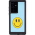 Blue Happy Face Galaxy S24 Ultra Waterproof Case