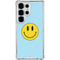 Blue Happy Face Galaxy S25 Ultra Clear Case