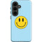 Blue Happy Face Galaxy S26 Impact Case