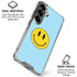 Blue Happy Face Galaxy S26 Plus Clear Case