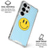 Blue Happy Face Galaxy S26 Ultra Clear Case
