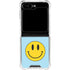 Blue Happy Face Galaxy Z Flip6 Clear Case