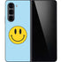 Blue Happy Face Galaxy Z Fold5 5G Skin