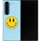 Blue Happy Face Galaxy Z Fold6 Skin