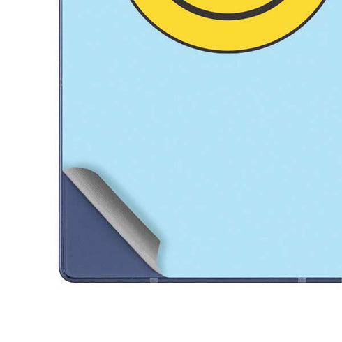 Blue Happy Face Galaxy Z Fold6 Skin