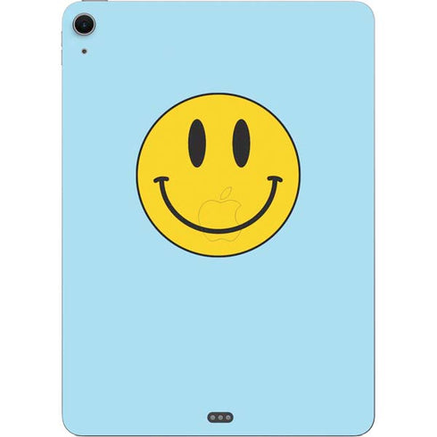 Blue Happy Face Apple iPad Air Skin