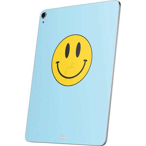 Blue Happy Face Apple iPad Air Skin