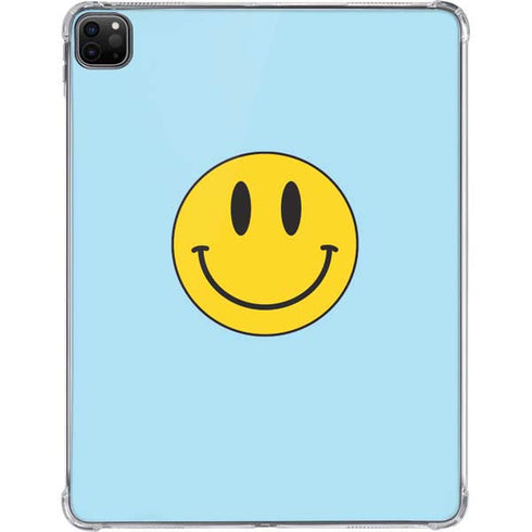 Blue Happy Face iPad Pro 11in (2024) Clear Case