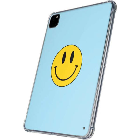 Blue Happy Face iPad Pro 11in (2024) Clear Case