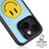 Blue Happy Face iPhone 14 Kickstand Case
