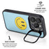 Blue Happy Face iPhone 15 Pro Kickstand Case