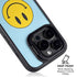 Blue Happy Face iPhone 15 Pro Kickstand Case