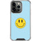 Blue Happy Face iPhone 16 Pro Clear Case
