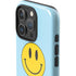 Blue Happy Face iPhone 16 Pro Impact Case