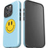 Blue Happy Face iPhone 16 Pro Max Impact Case