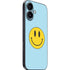 Blue Happy Face iPhone 16 Skin